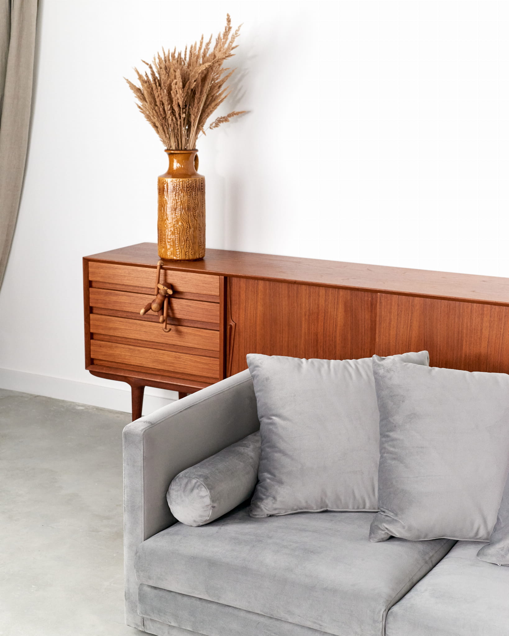 Canapé malmo gris, design scandinave