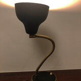 Brass bedside lamp from the 1950s
