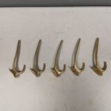 5 magnifiques patères vintage pour votre couloir, Danemark, estimées années 1980.