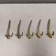 5 beautiful vintage coat hooks for your hallway, Denmark, estimated 1980s.