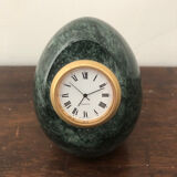 Stone paperweight clock
