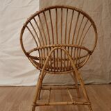 Round rattan chair