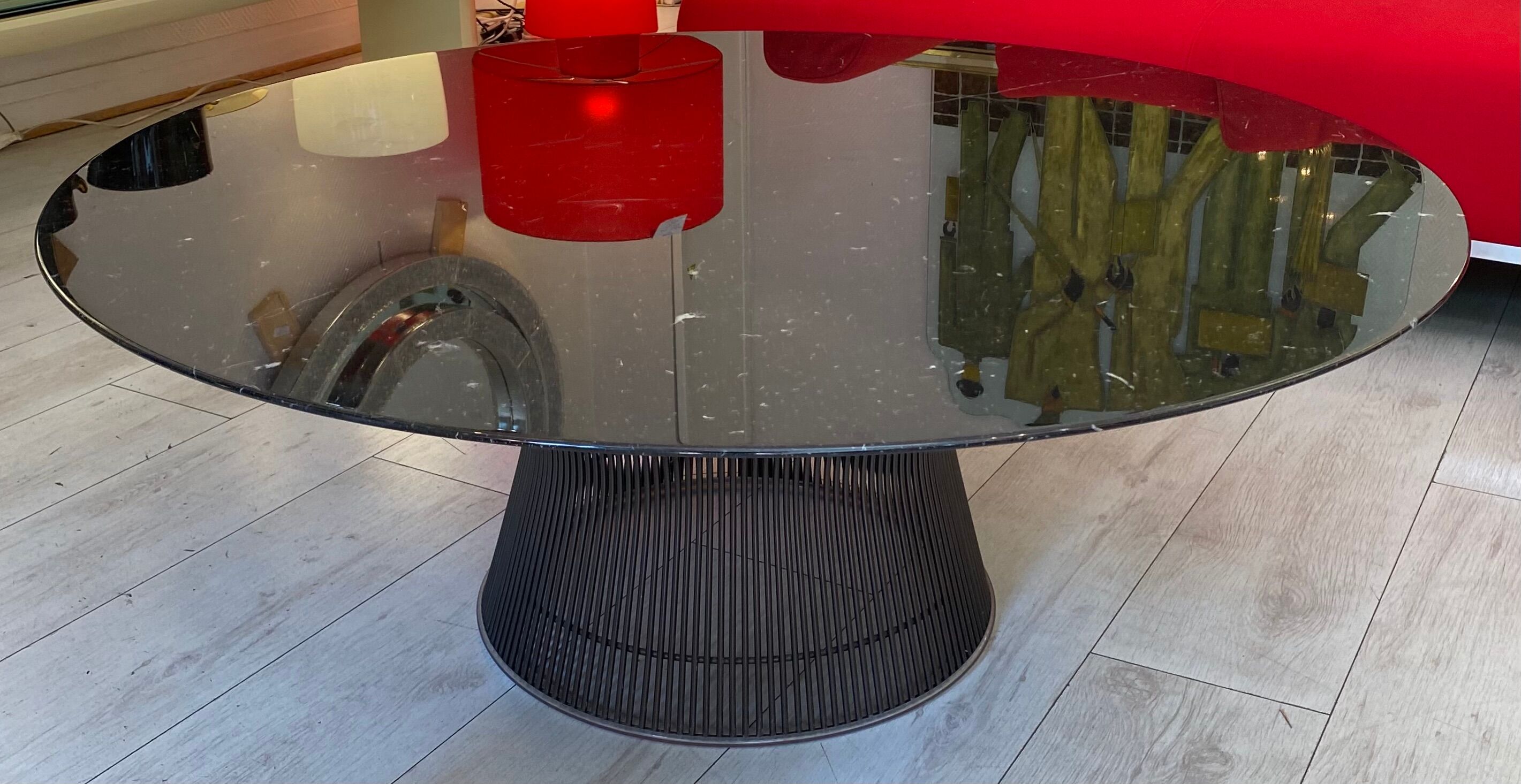 Coffee table by Warren Platner - Limited Edition Knoll bronze 2020