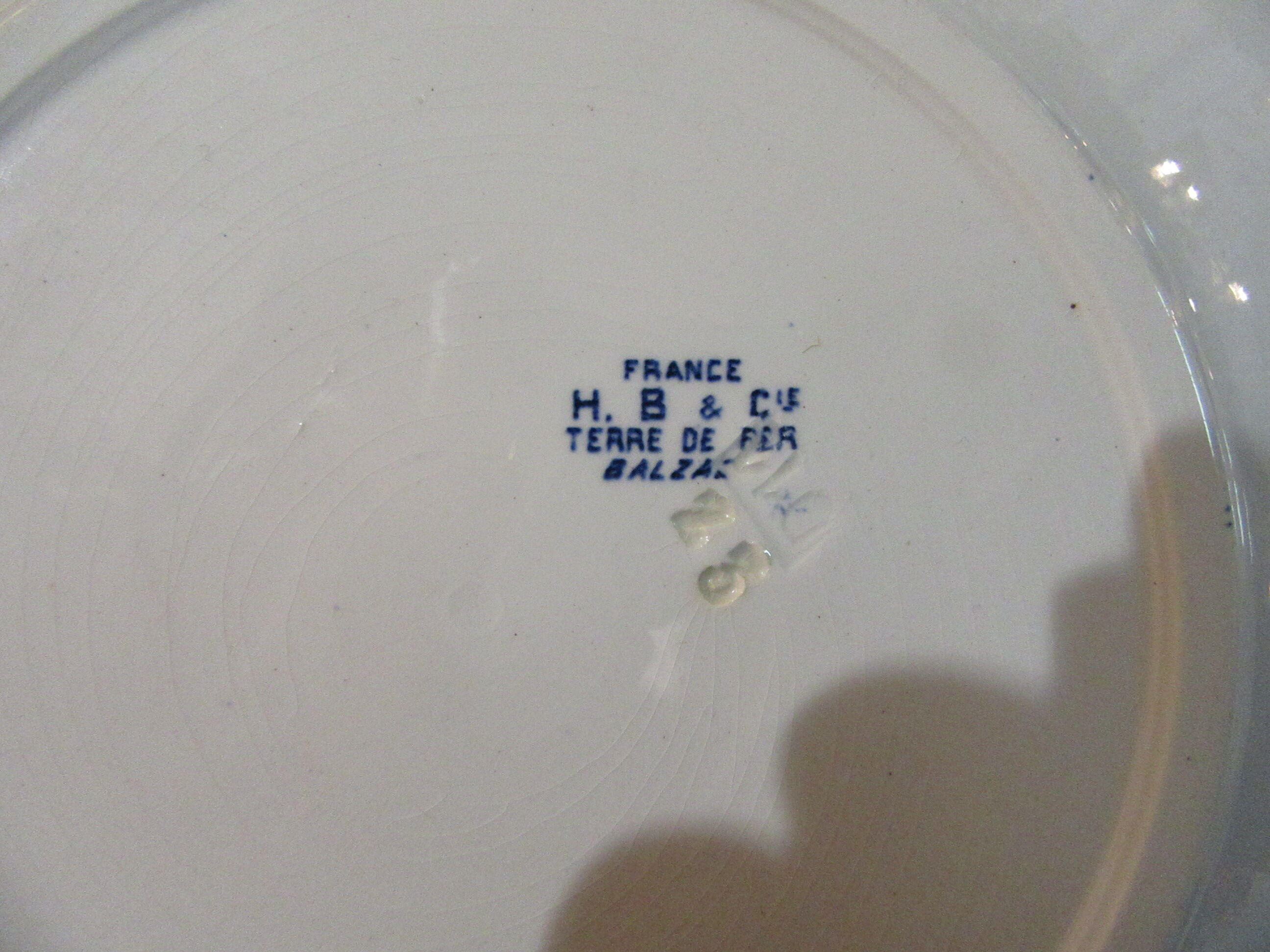 Plates France HB & cie Terre de fer