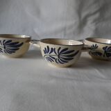 set of 3 small eared bowl