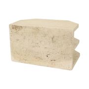 Vintage Travertine Natural Stone Magazine Rack – 1970s