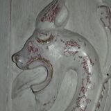 Triptych patinated 3 doors buffet Henry II