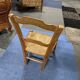 Children's walnut chair