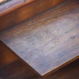 Art Deco wooden bedside table, vintage wooden furniture, side table