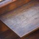 Art Deco wooden bedside table, vintage wooden furniture, side table