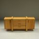 Brustalist oak sideboard, Belgium.