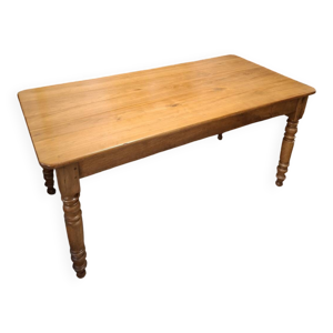 Table de ferme en merisier