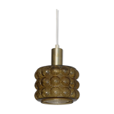 Vintage hanging lamp in 1960 shaded glass