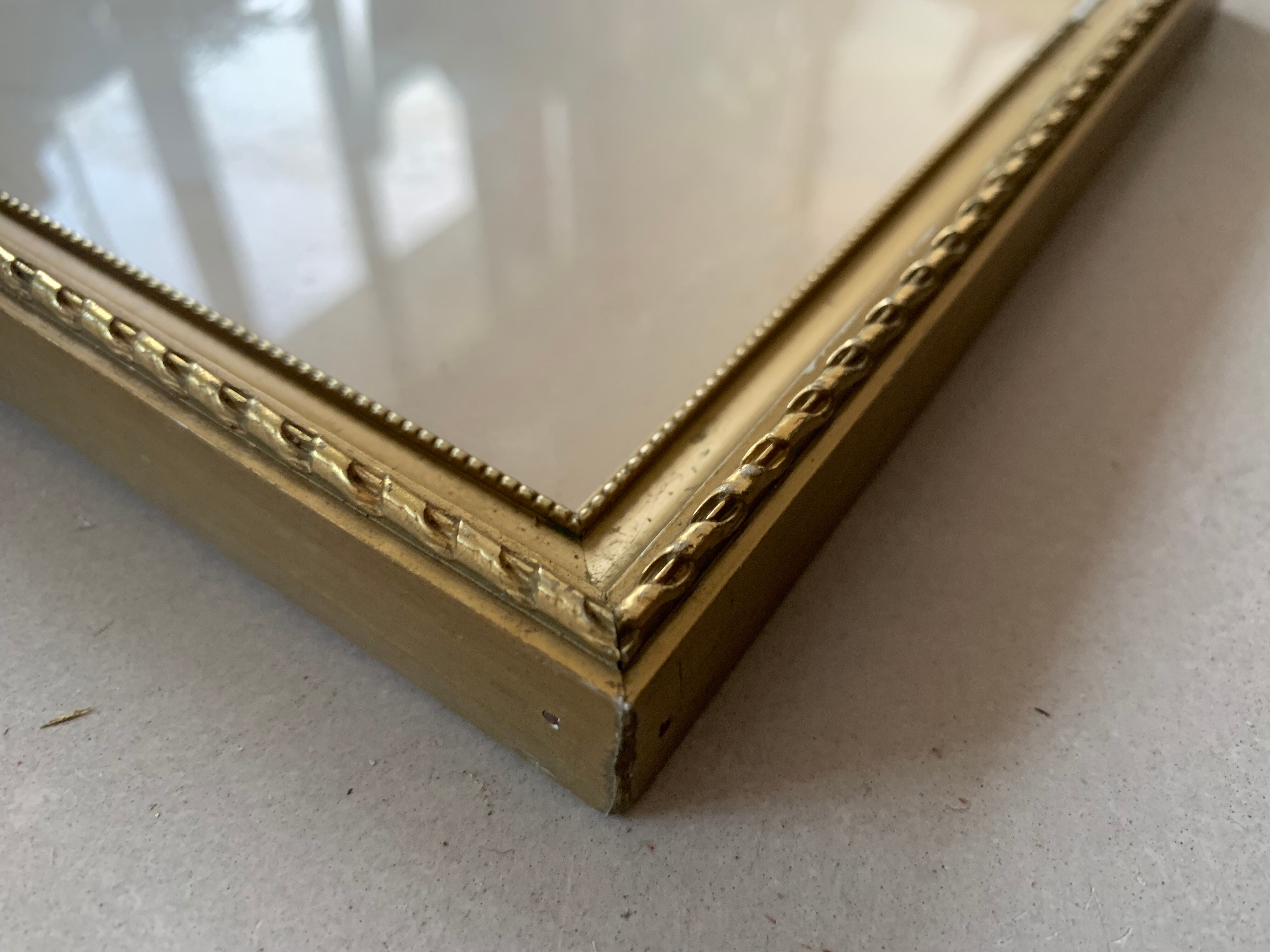 Old gold frame 26x20cm