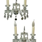 Crystal Bohemian Sconces Set of 2 