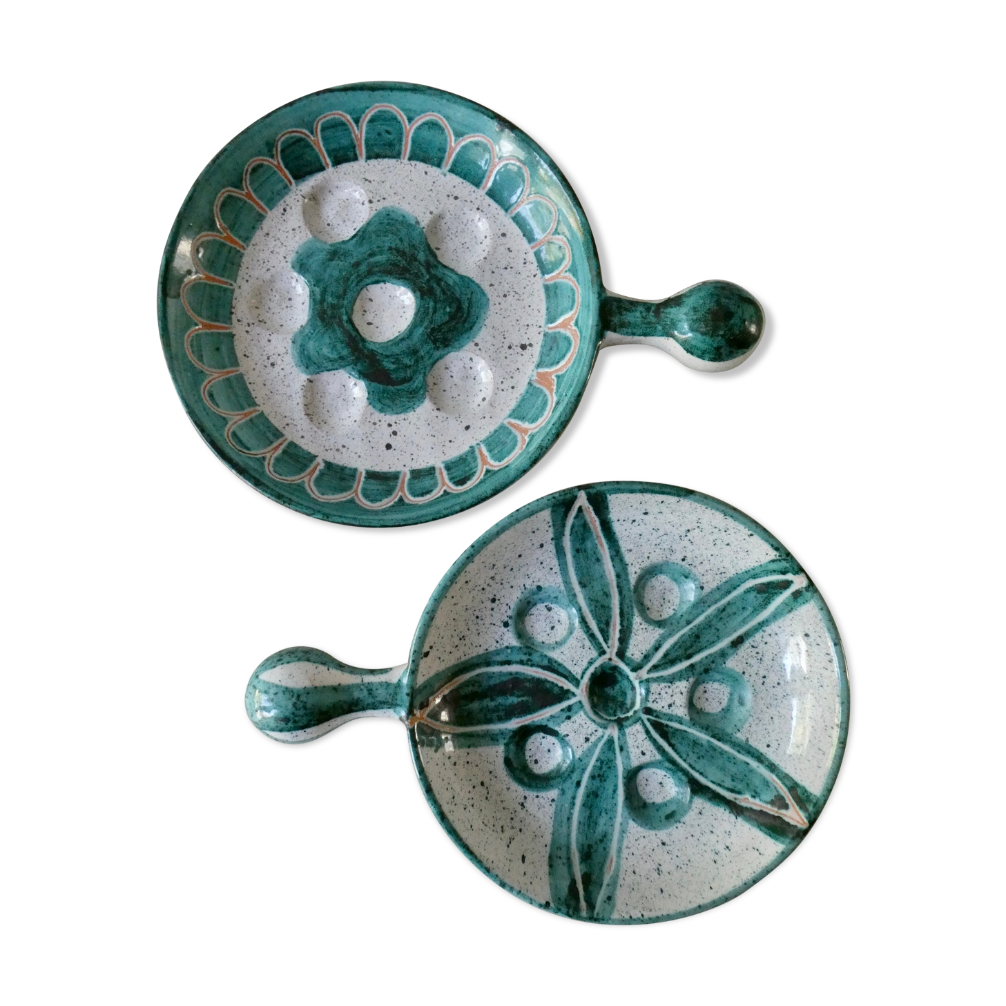 Lot de 2 coupelles en céramique de Charles Voltz, Vallauris