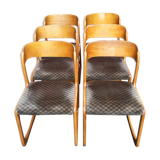 Suite de 6 chaises Baumann