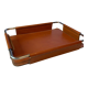 Leather mail tray