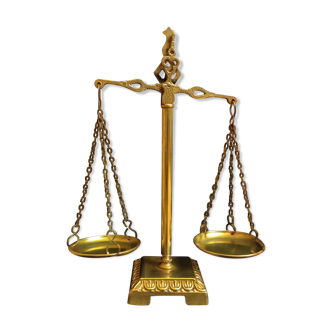 Balance anglaise en laiton des années 40