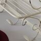Vintage wrought iron wall coat rack