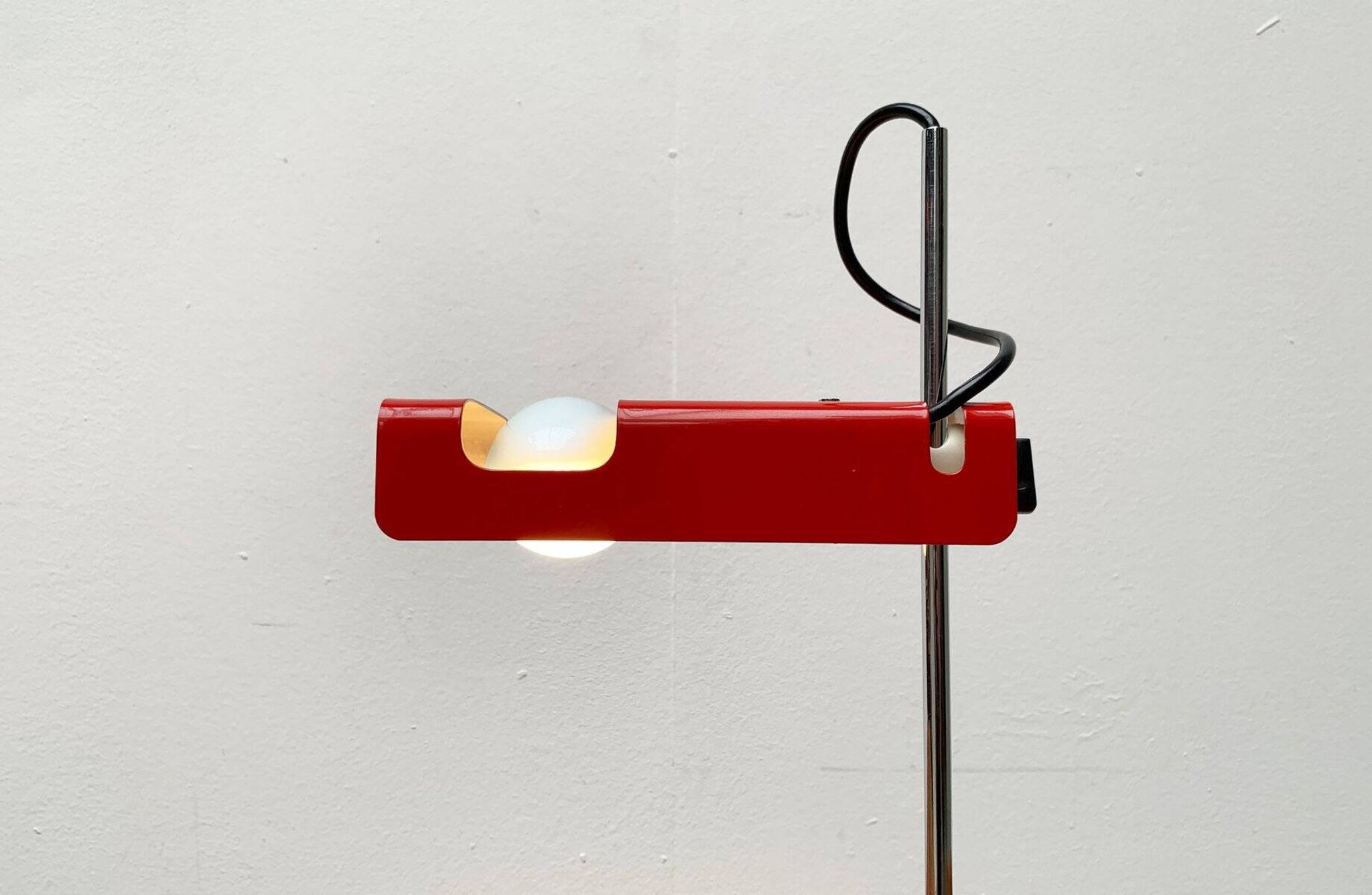 Mid-Century Italian Spider 291 Table Lamp by Joe Colombo for Oluce, 1960s