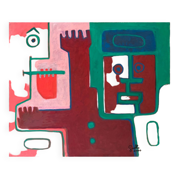 Le joueur de flûte'' par André Guillou