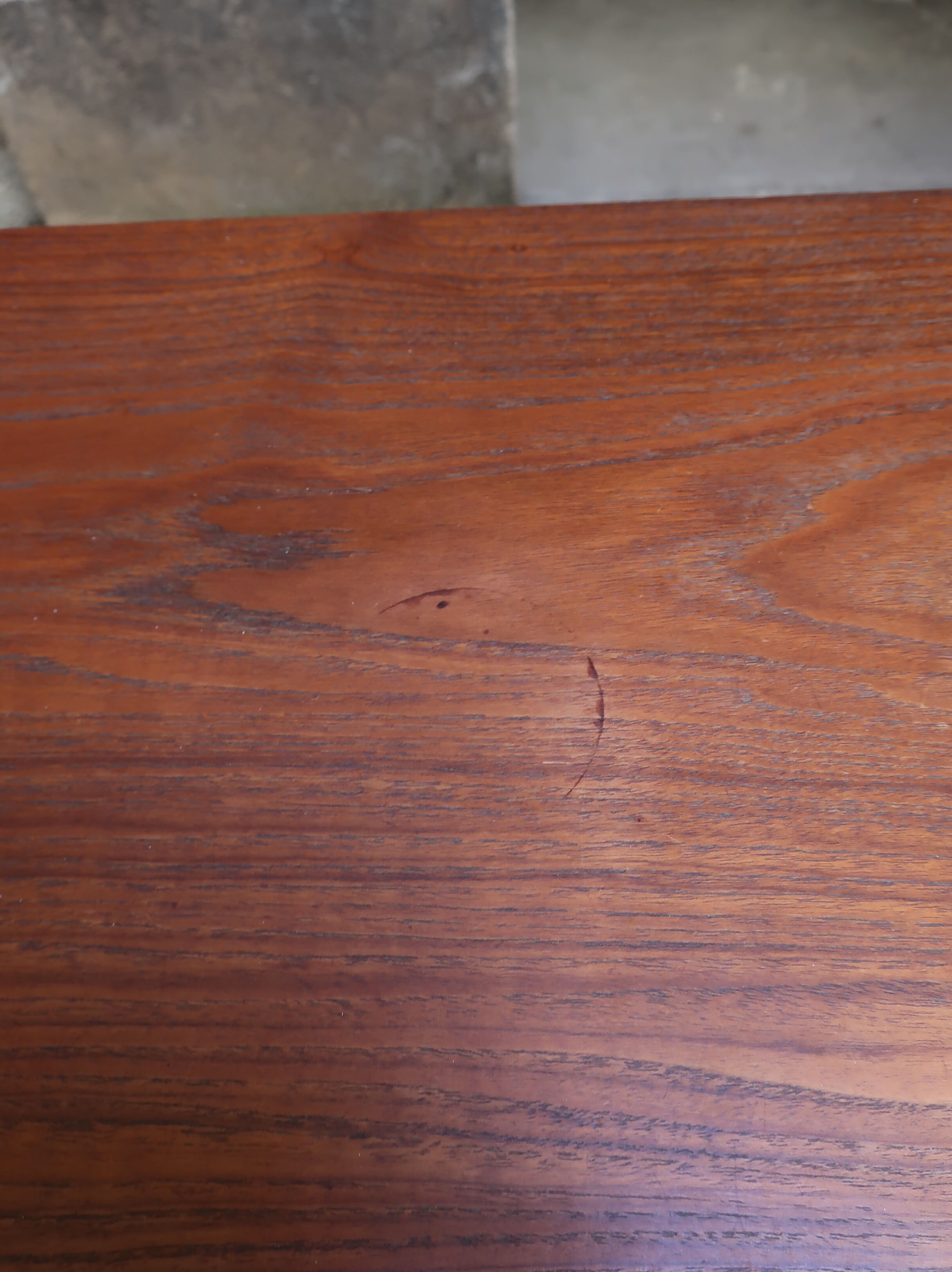 High sideboard of the 60s in teak