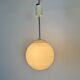 Vintage Chandelier with Milk Glass from Elektrosvit, 1960s