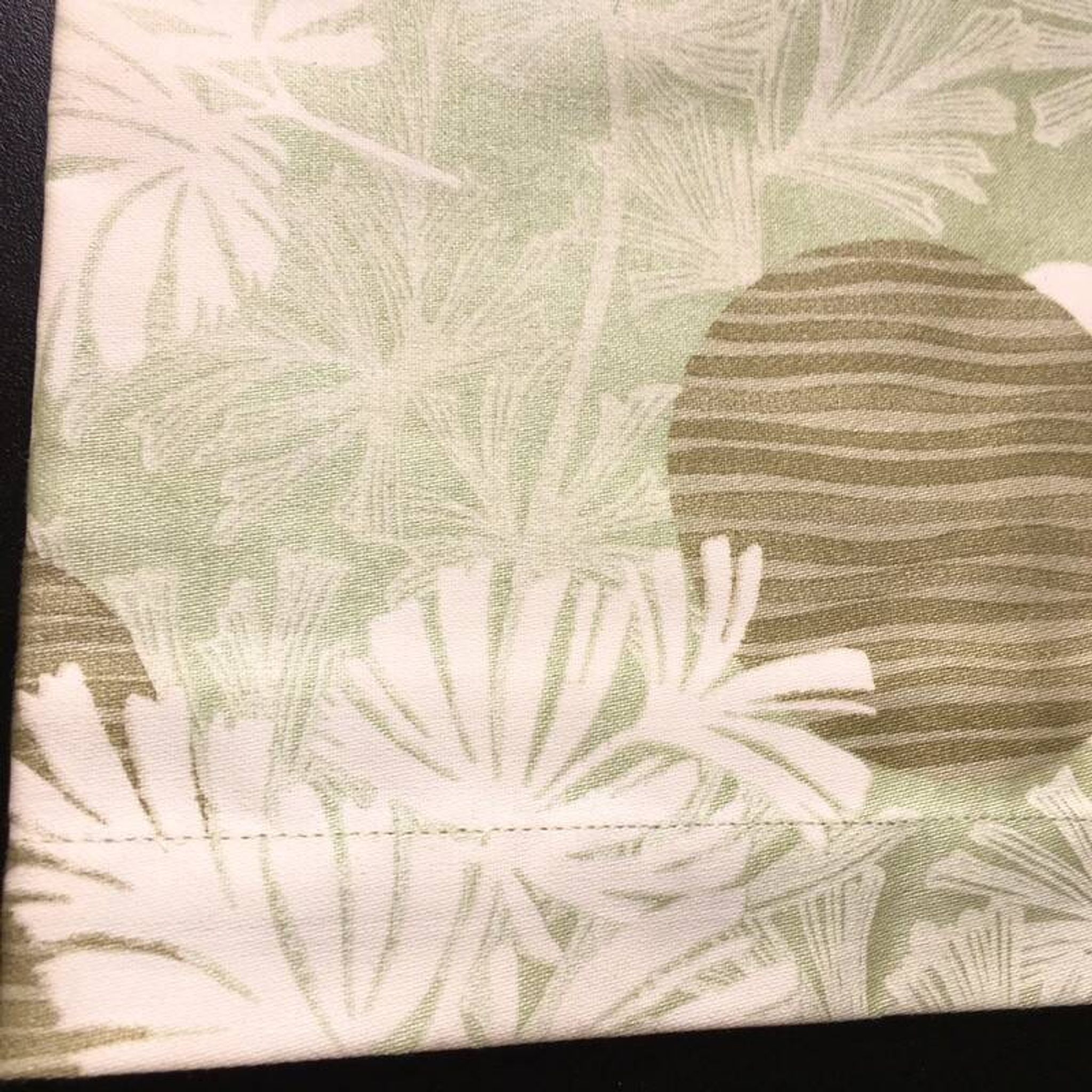 4 Christofle Palmier cotton satin napkins