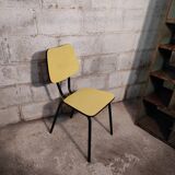 Yellow formica chair 1960