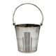 Ancien seau a glace champagne rafraichissoir art deco 1930 metal argente