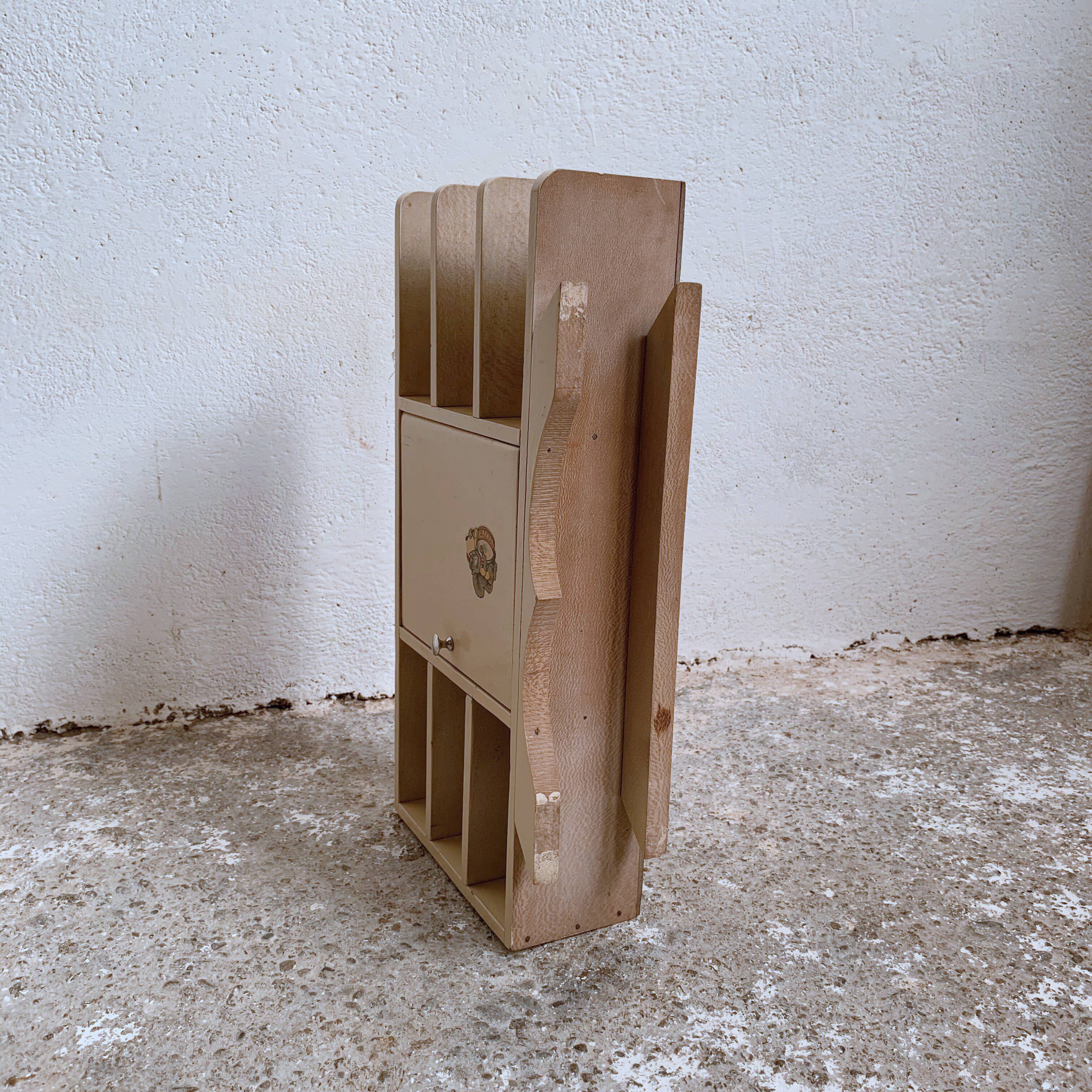 Old doll row wardrobe