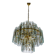 Veca cascade chandelier, 3-tiers Murano glass, Italy, 1970s