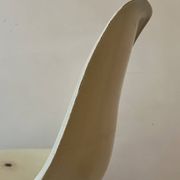 Ecru fibreglass wheelchair by H. Miller for International Furniture