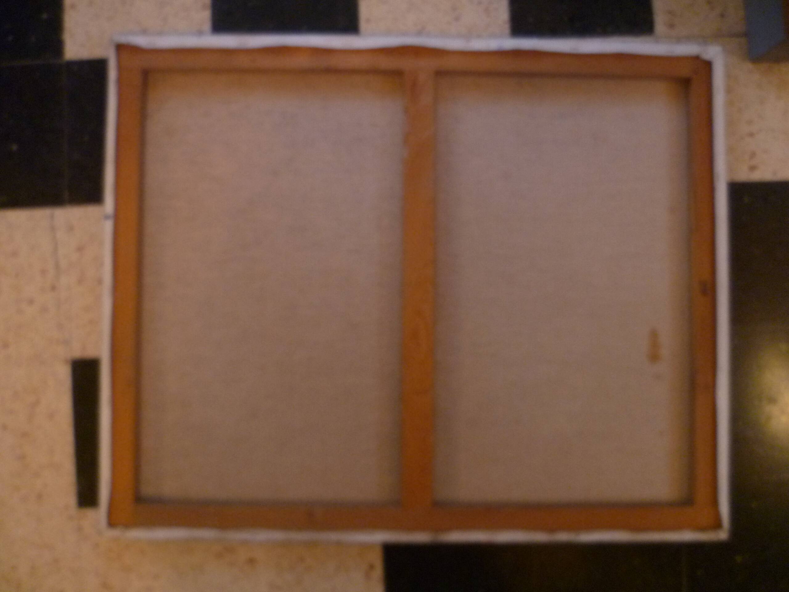 HS PAINTING/CANVAS GENRE SCENE ANIMAL STREET signed lower right J.SCARDO