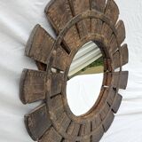 Burmese teak mirror