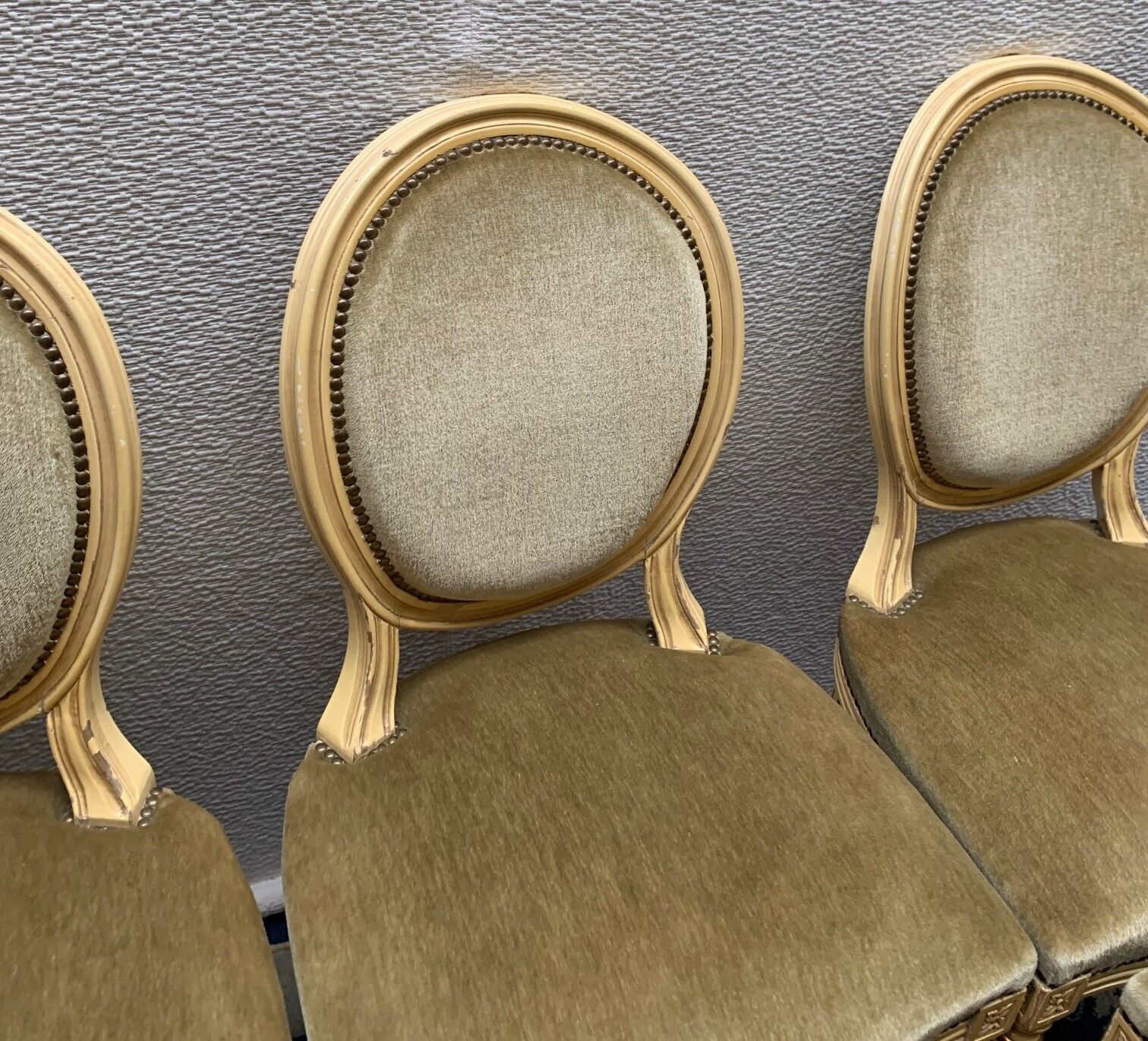 Set of 6 Louis XVI style chairs.