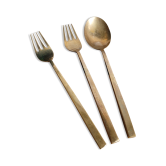 Set of 2 forks and 1 large spoon