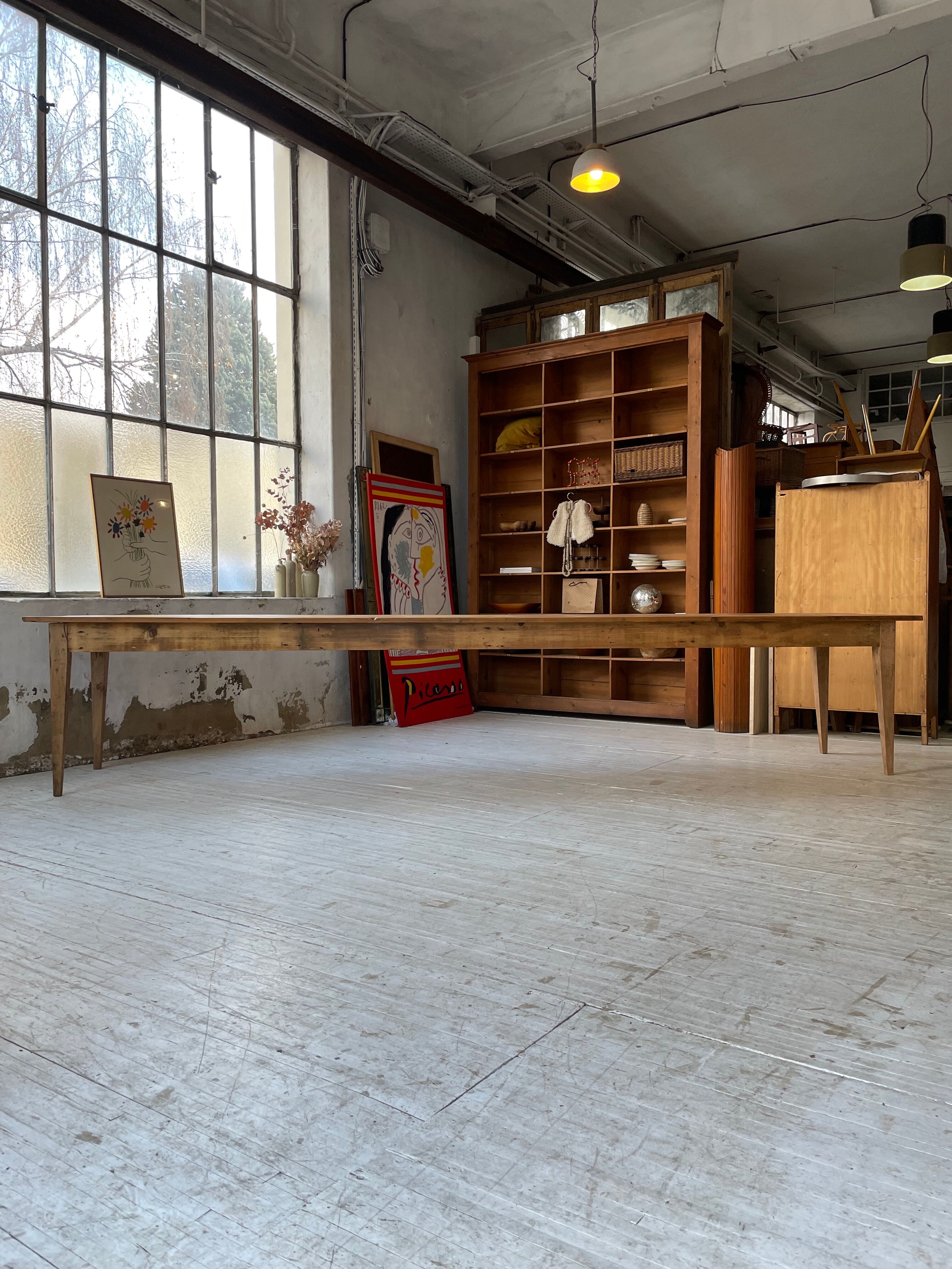 Farmhouse table beech pine XL 4m