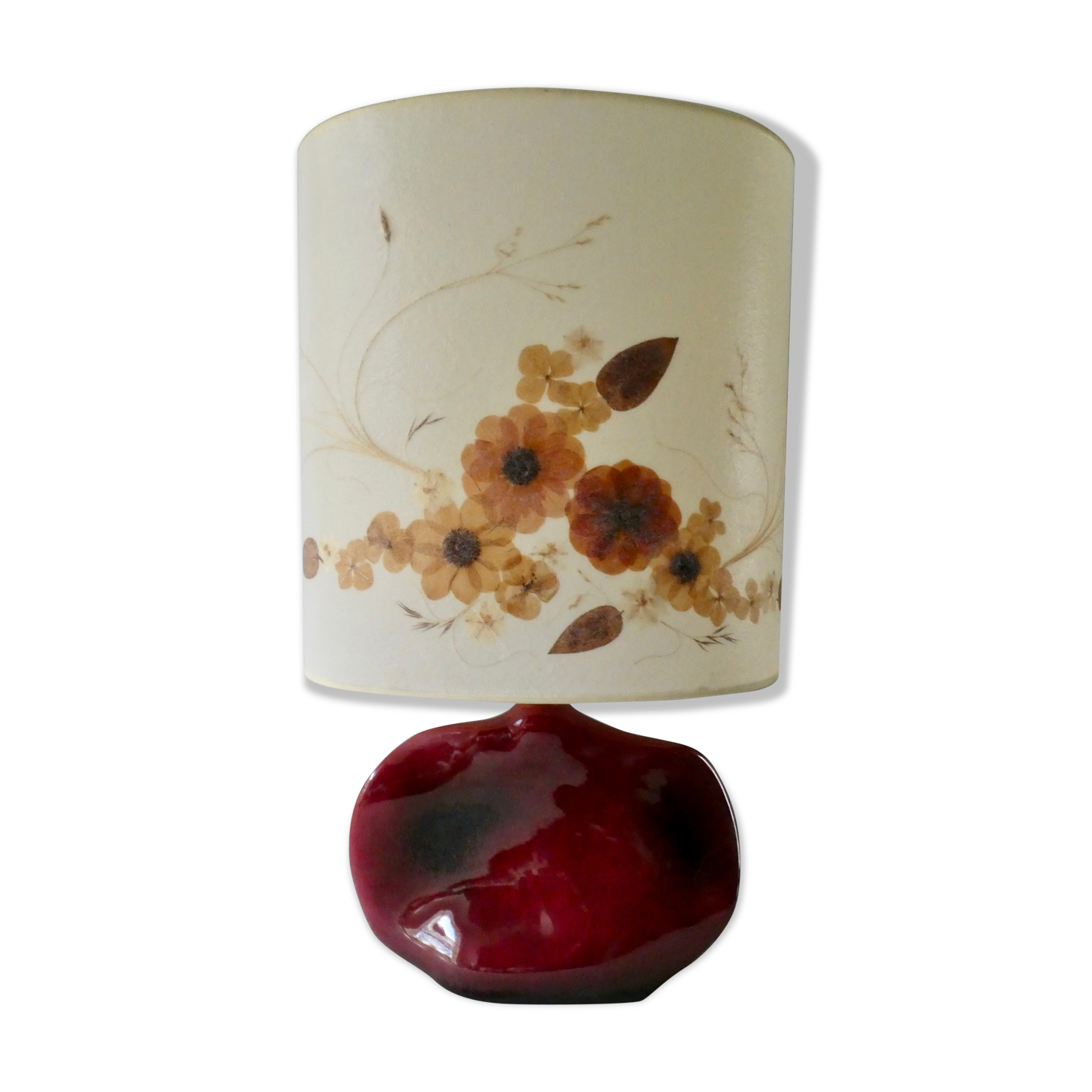 Ceramic lamp shape lens, Idlas, 70s