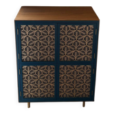 Meuble noyer et feuille d or