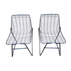 chaises métal