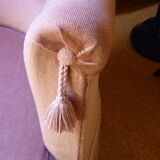 Armchair Toad velvet rose