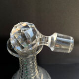 Carafe - art deco - blown and cut crystal