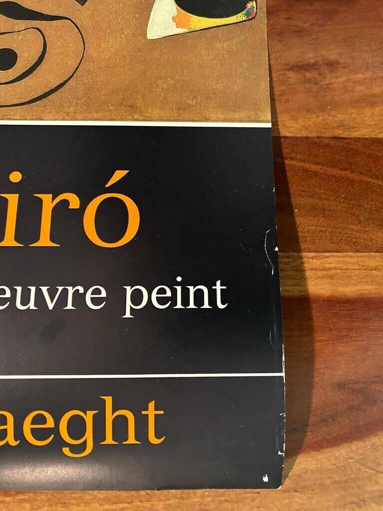 Joan Miró Exhibition Poster - Retrospective Of Painted Works - Fondation Maeght