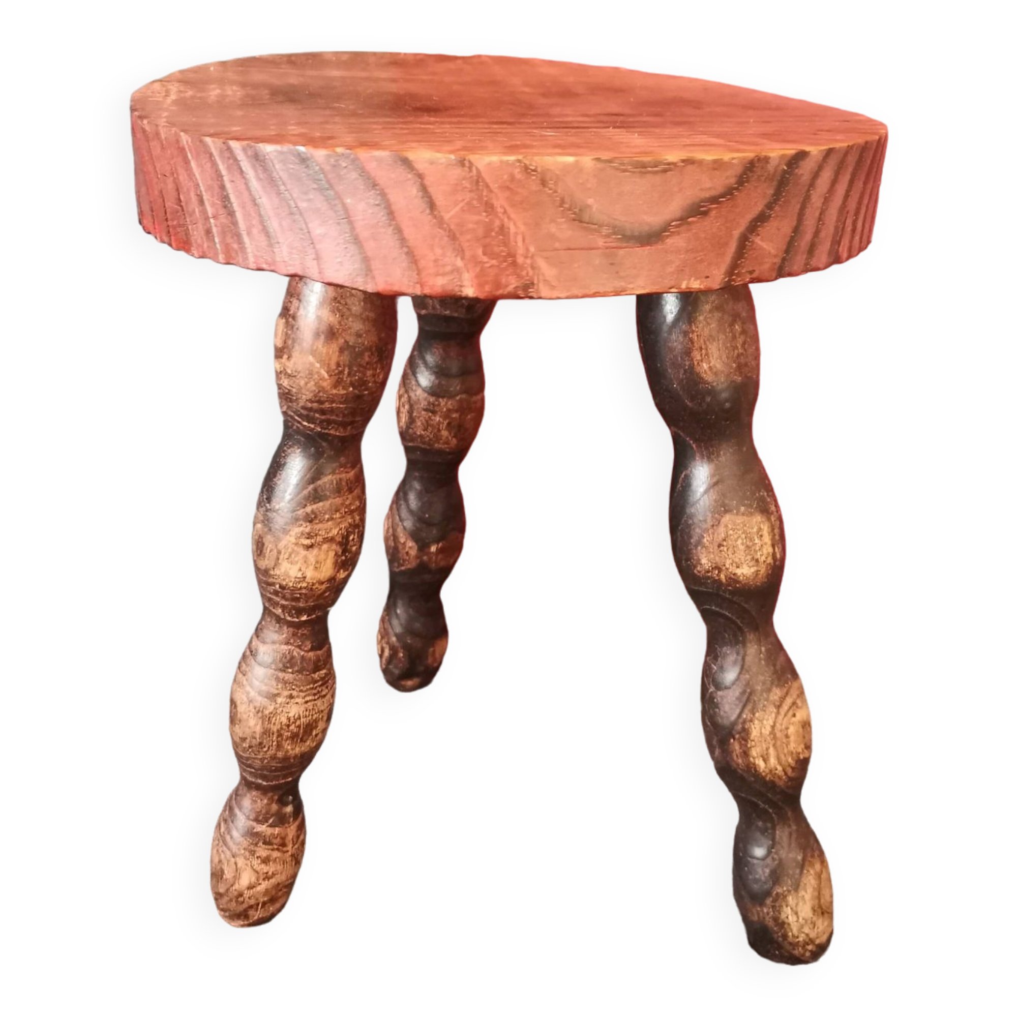 Stool with turned legs