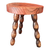 Tabouret pieds tournés