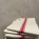 6 torchons en coton et lin anciens neufs 1950/60