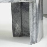 Grey marble coffee table, 1970s