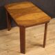 Table basse italienne en bois de noyer dans le style art déco